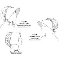 Girl's Bonnets, 1790-1820