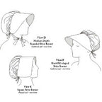 Girl's Bonnets, 1790-1820