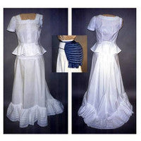 Ladies Corset Cover, Petticoat and Bustle
