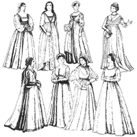 Women's Italian Renaissance Gowns