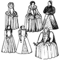 Late Tudor and Elizabethan Gowns