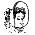 1834-1840 Fashionable Bonnet