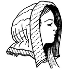 Quilted Opera Hood