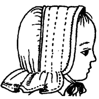 Child's Quilted Bonnet