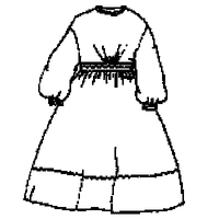 1860's Girl's Everyday Dress