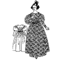 1830-1836 Full High Gown