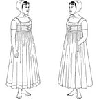 Two Strapped, High-Waisted Upper Petticoats, Circa 1798-1825