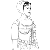 Partially Boned Transition Stays c. 1796-1806
