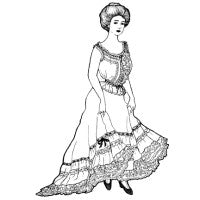 Edwardian Petticoat c.1898-1908