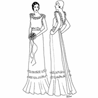 Wedding Gown: Circa 1929-1931