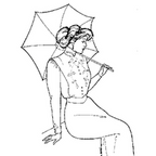 Edwardian Gibson Tuck Blouse