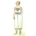 1850's-1860's Drawers and Petticoat
