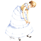 Hoop Skirt with Hoop Flounce