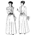 Day Dress: Late 1880's