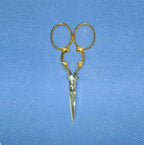 Embroidery Scissors Gold Plated