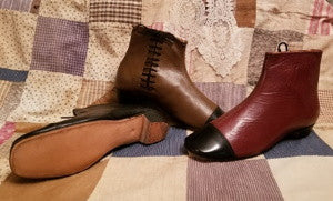 Side lacing boots