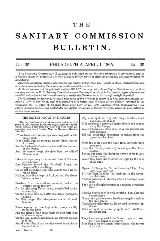 Sanitary Commission 1865