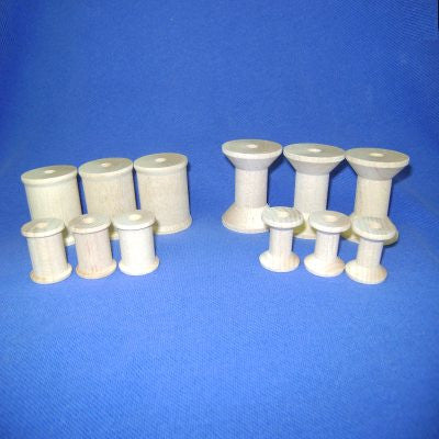 Wooden spools